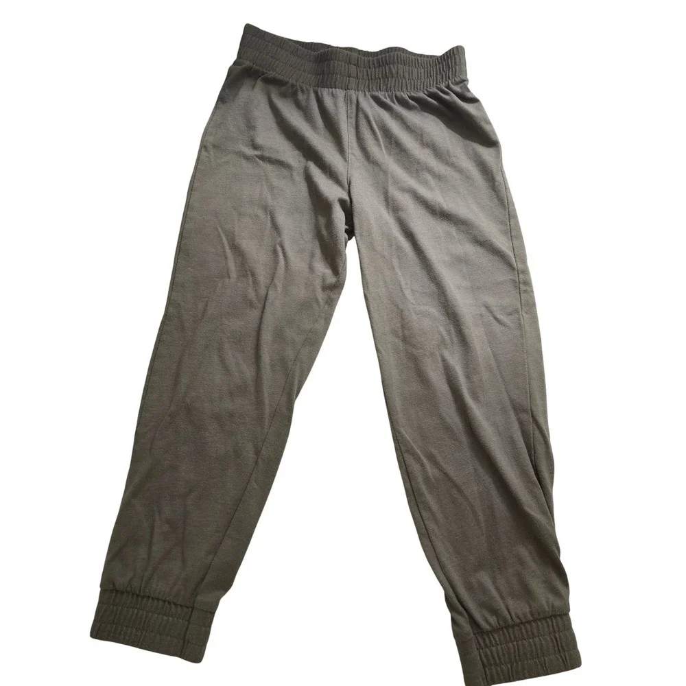 Jumping Beans Essential Jogger Kids Size 5 Gray Green Elastic Waist Sweatpants